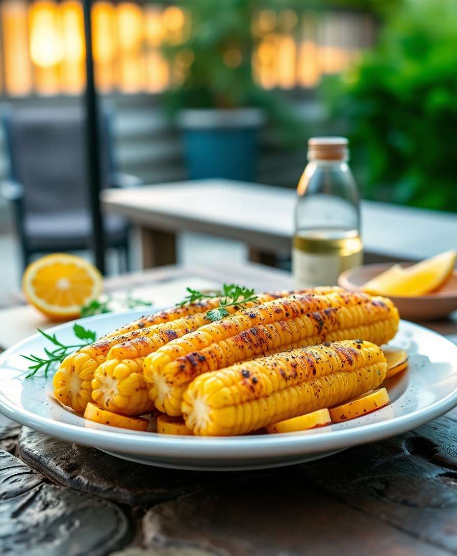 Gourmet Grilled Corn on the Cob