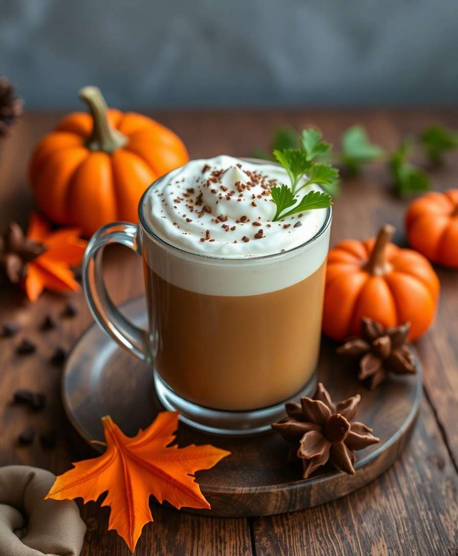 Decadent Pumpkin Spice Coco (Xocolatl) with Whipped Coffee