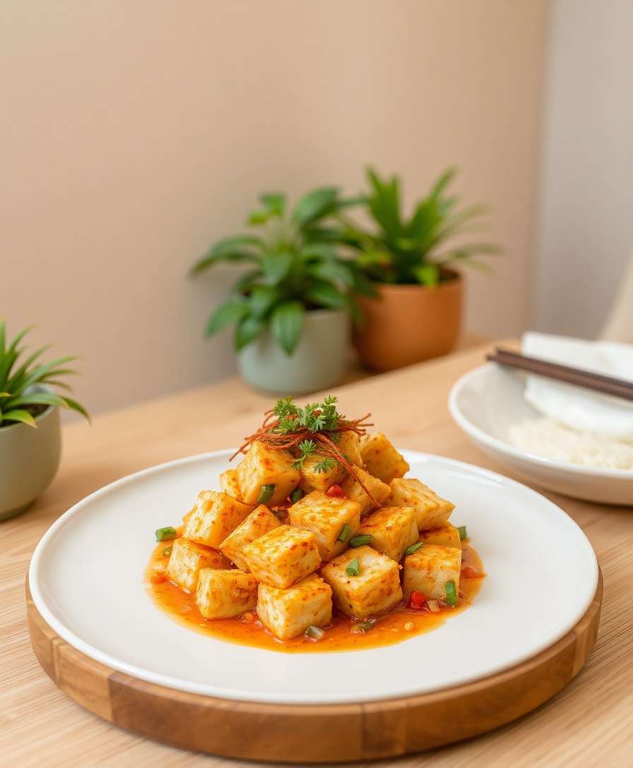 Zesty Ginger Tofu Delight