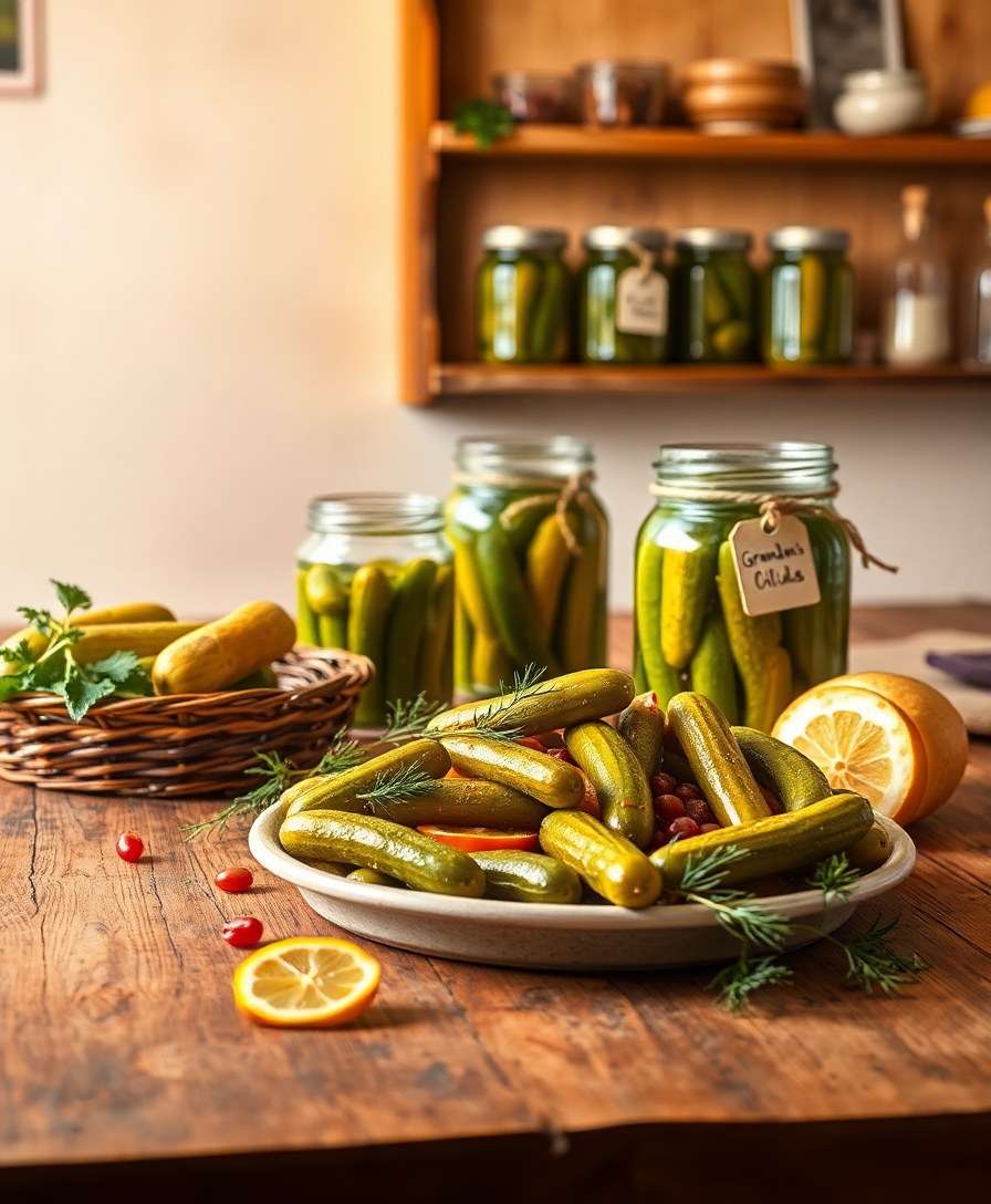 Grandma's Gourmet Dill Pickles