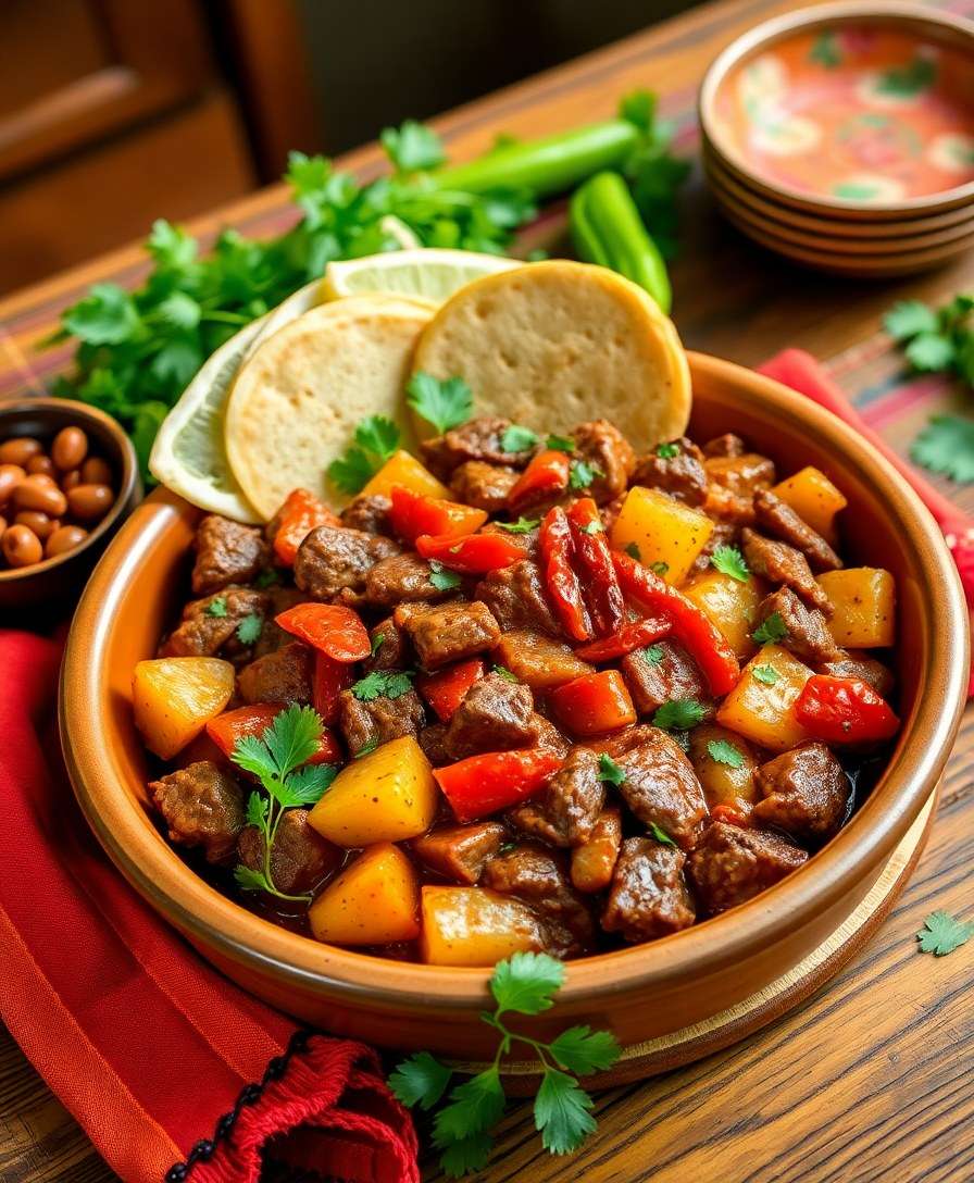 Spicy Beef & Potato Fiesta