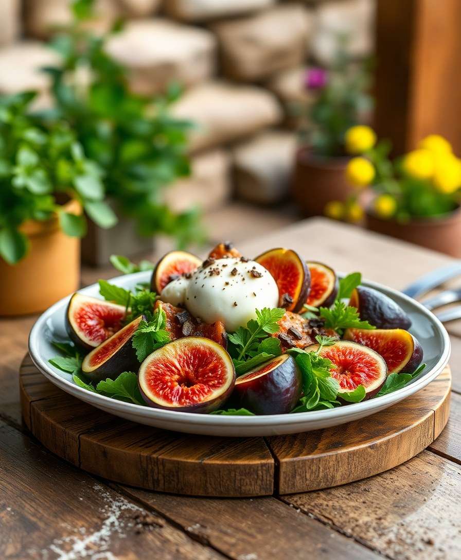 Decadent Fig & Burrata Summer Salad