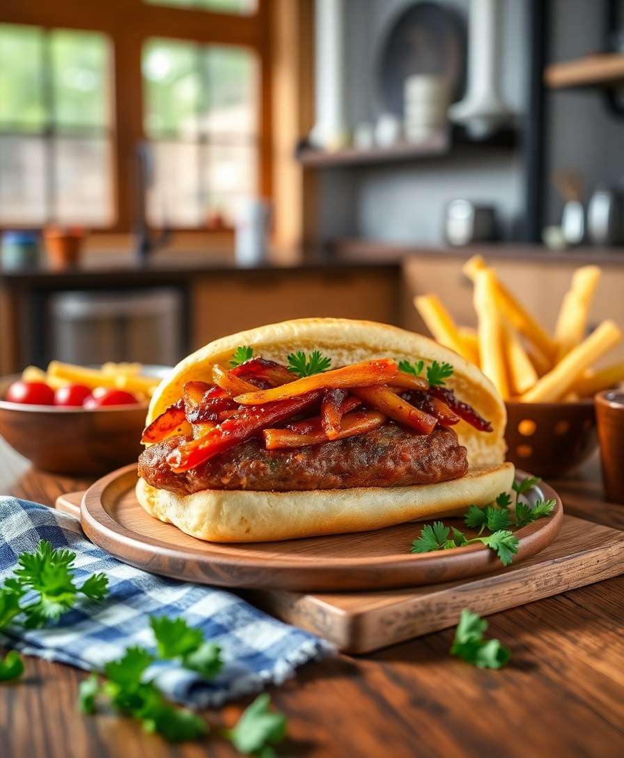 Gourmet Burger Dog