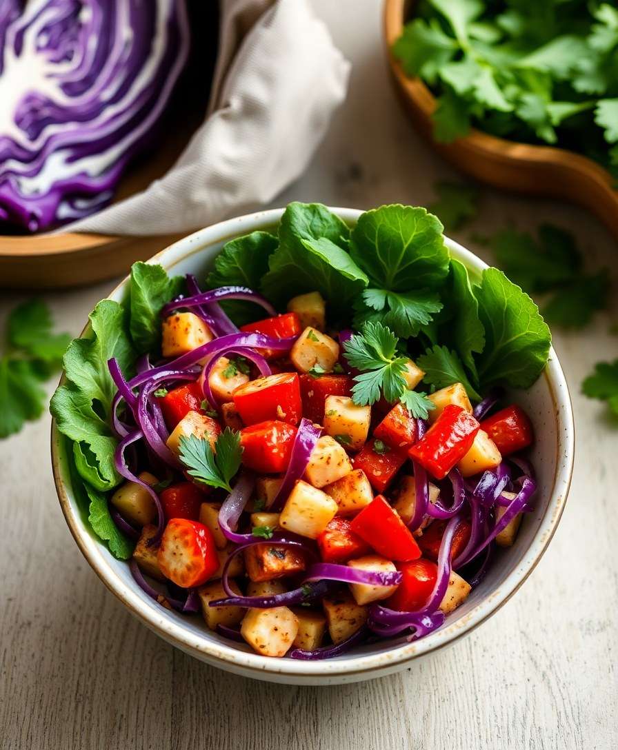 Spicy & Savory Cabbage Power Bowl