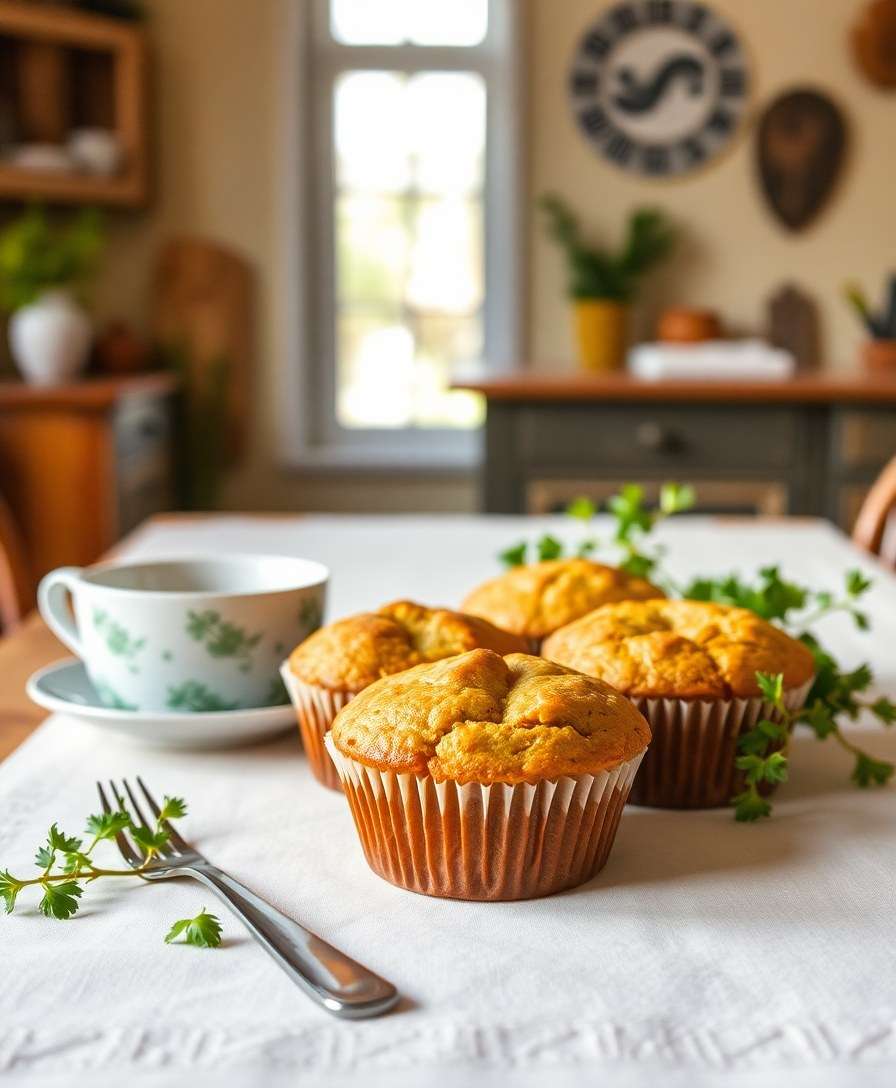 Carrot & Apple Morning Glory Muffins