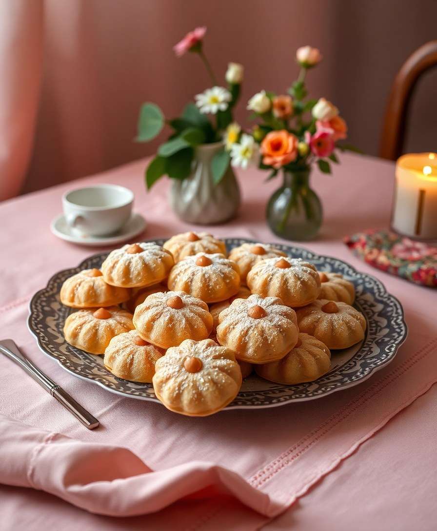 Afghan Melt-in-Your-Mouth Cookies (Kolche Ab-e-Dandaan)