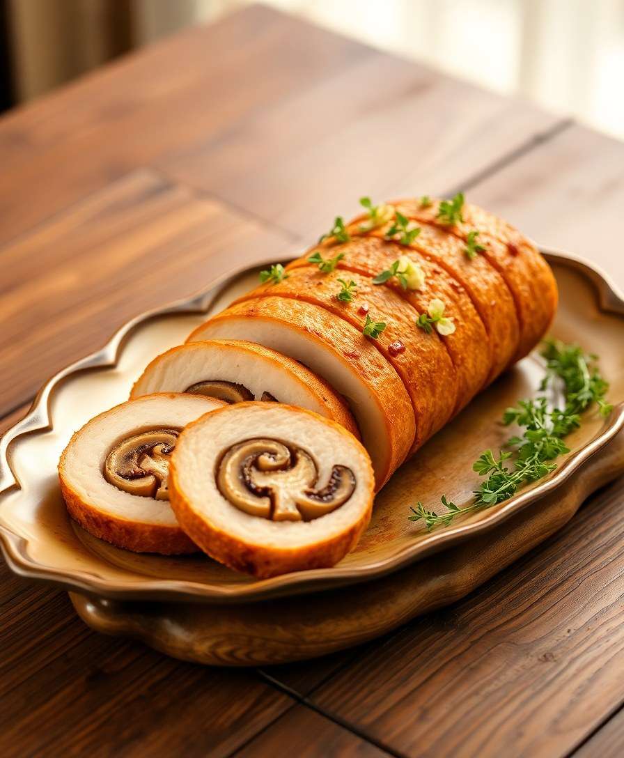 Gourmet Air Fryer Turkey Roulade