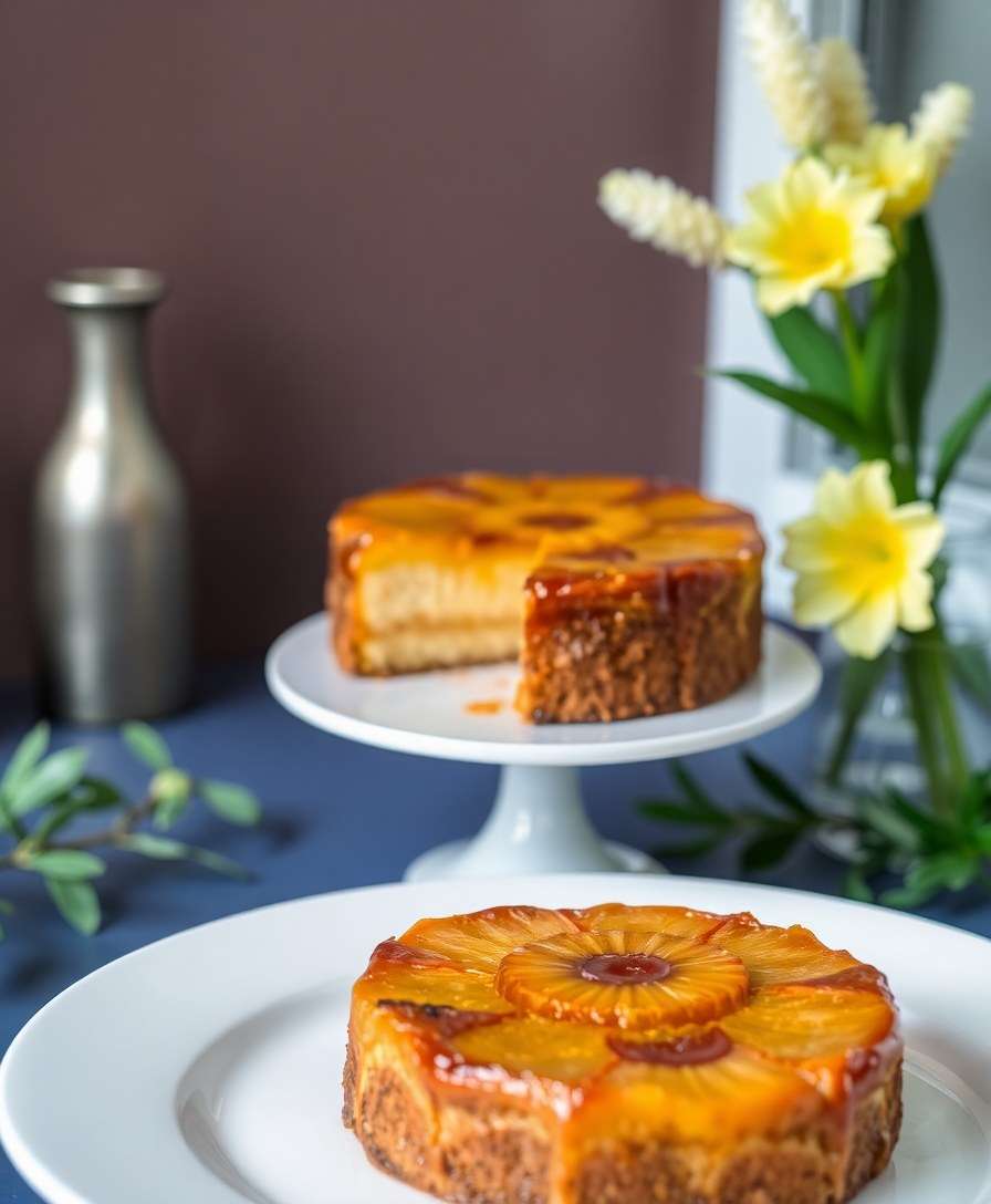 Decadent Pineapple Upside-Down Cake