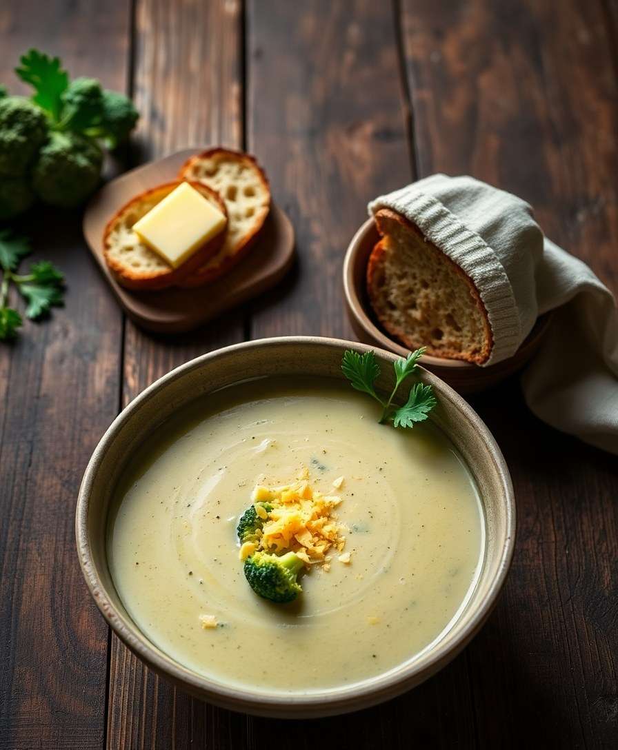 Creamy Broccoli Cheddar Soup