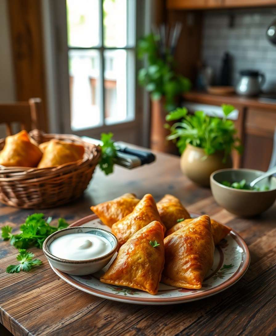 Golden Bolani: Spiced Potato Pockets