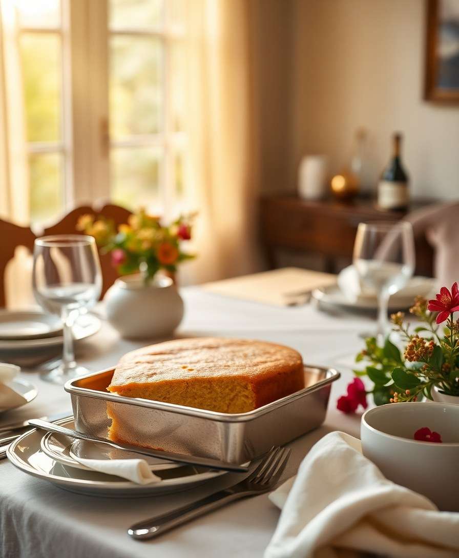 Golden Saffron Cake