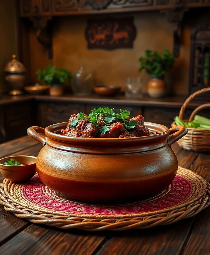 Spicy Aromatic Mutton Kosha