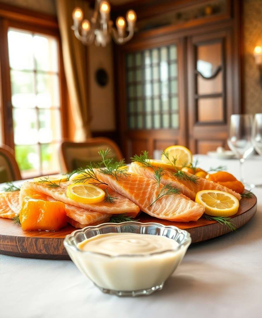 Creamy Dill Sauce for Smoked Fish