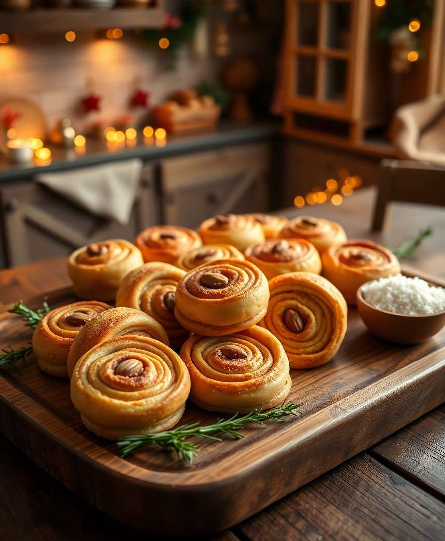 Spiced Almond Rolls: A Festive Delight