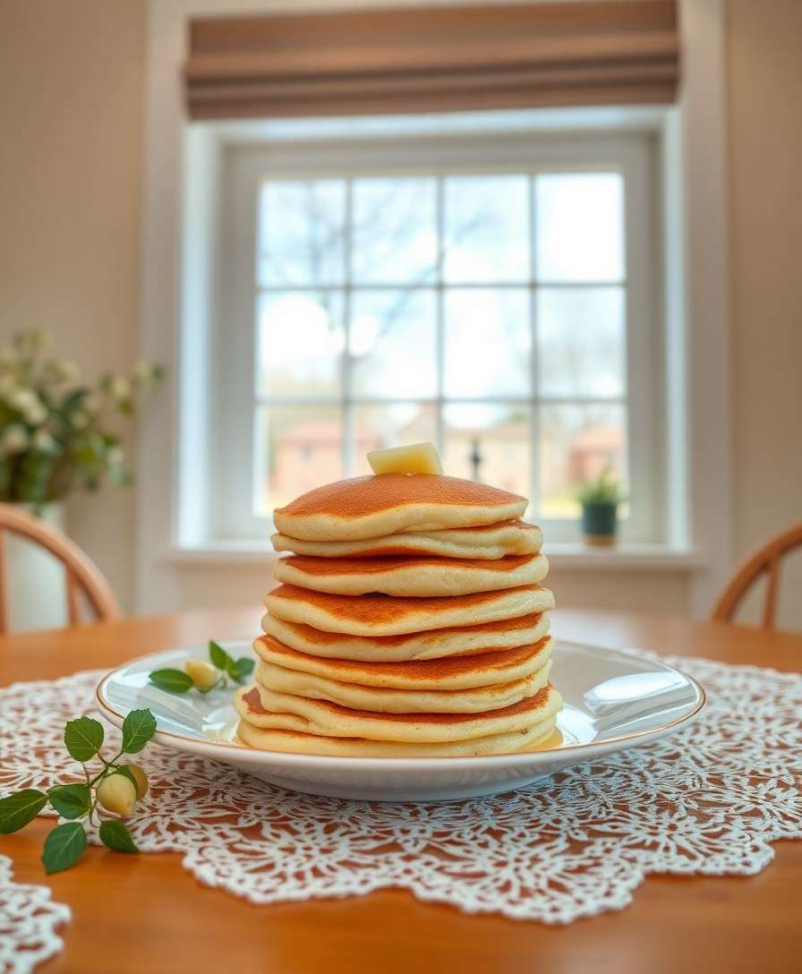 Fluffy American Pancakes