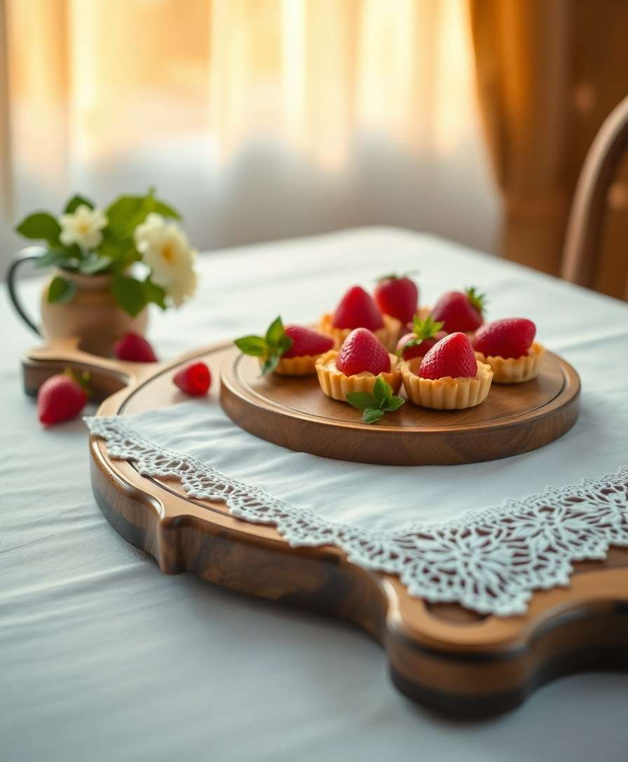 Delicate Strawberry Tarts