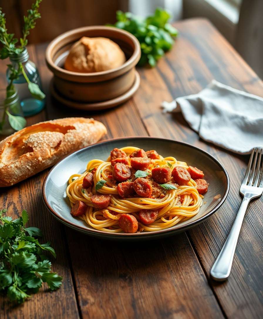 Savory Italian Sausage Pasta