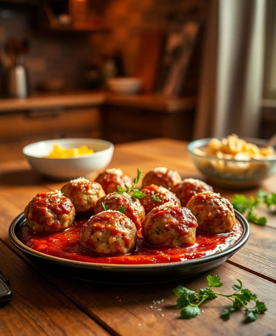 Gourmet Pork & Ricotta Meatballs