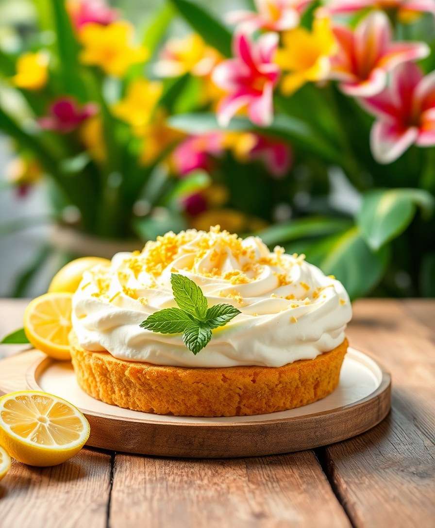 Decadent Creamy Coconut-Lemon Pie