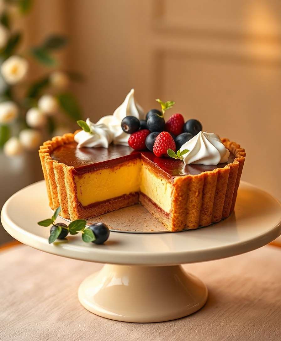 Decadent Chess Pie: A Festive Delight