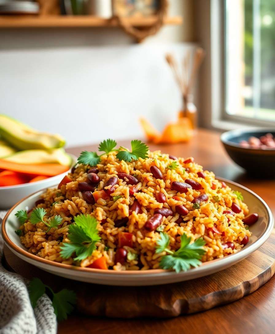 Speedy One-Pot Rice & Bean Fiesta