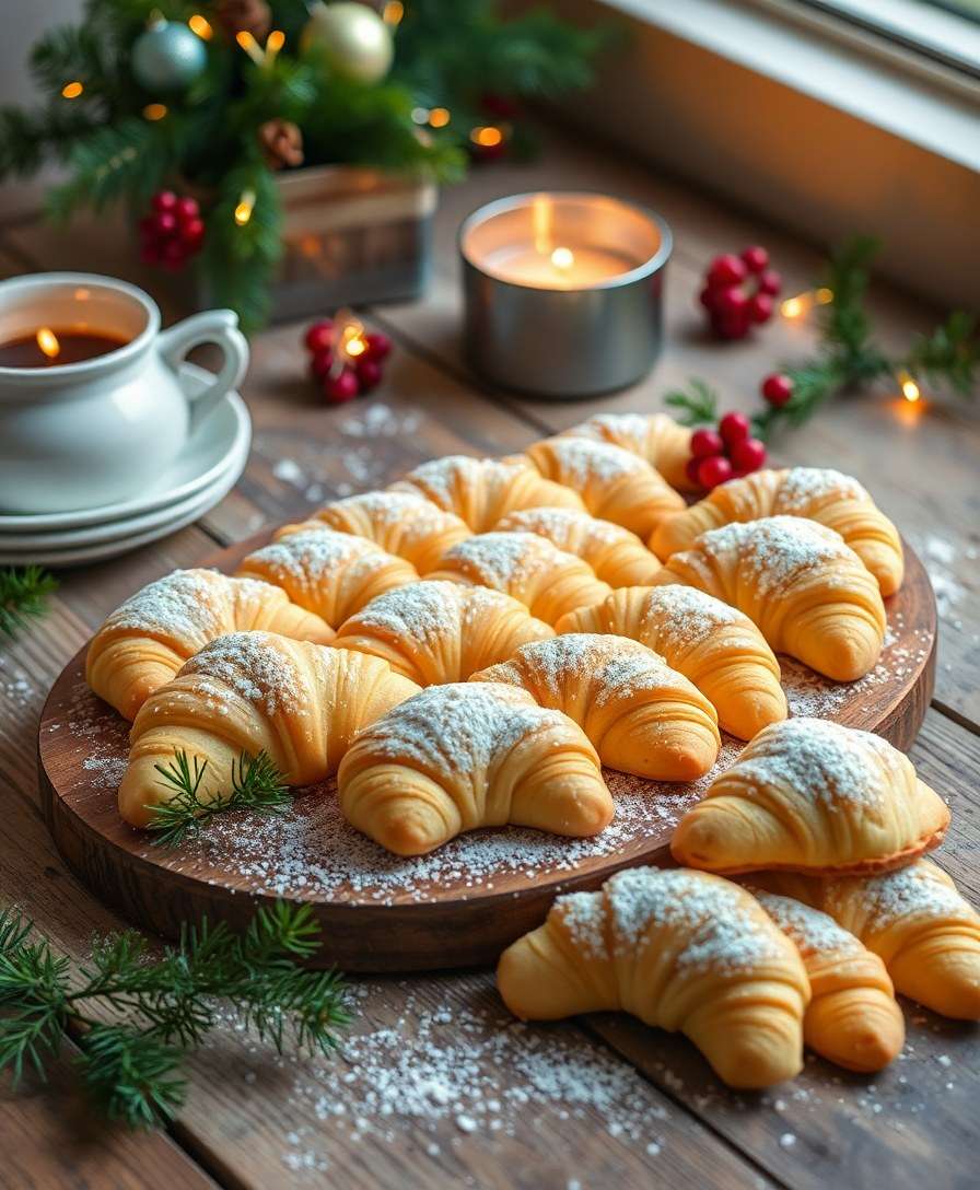 Delicate Christmas Crescents