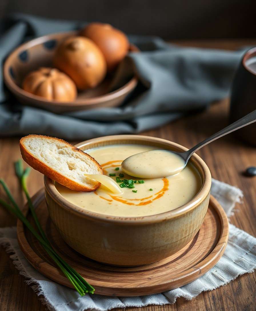 Creamy Potato & Leek Soup (Winter Delight)