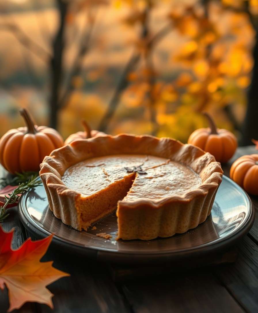 Decadent Brandied Pumpkin Pie