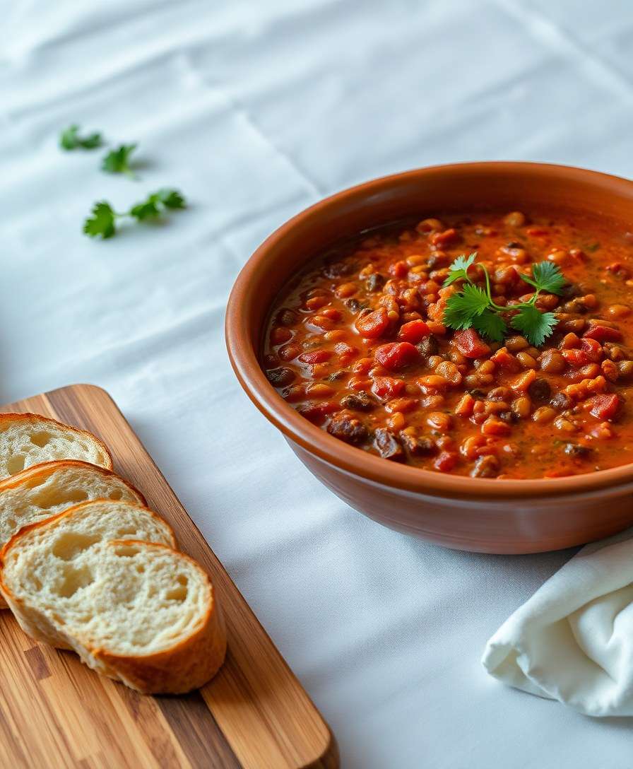 Hearty & Flavorful Red Lentil Soup