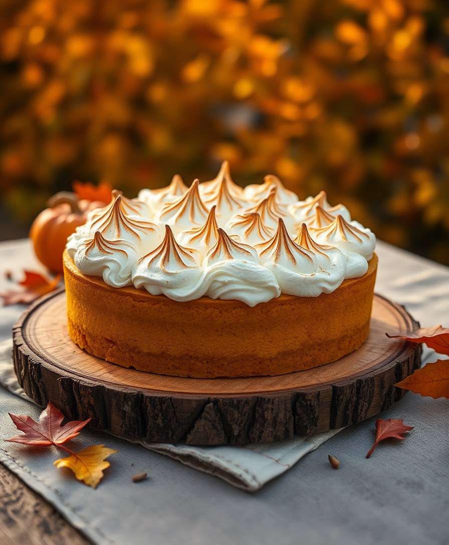 Decadent Pumpkin Meringue Pie