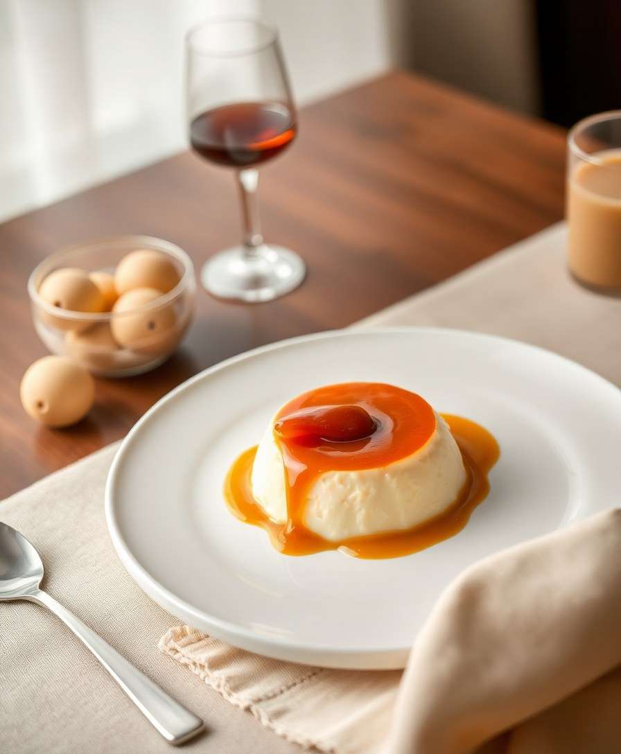 Decadent Coconut Flan with a Caramel Kiss