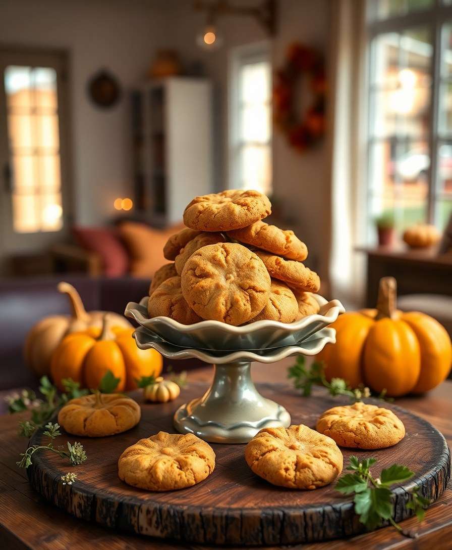 Gourmet Pumpkin Pie Sugar Cookies