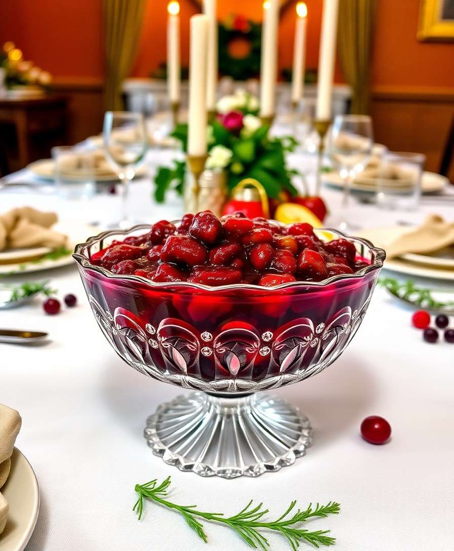 Sparkling Red Wine Cranberry Sauce