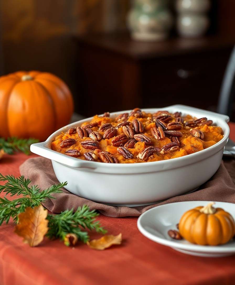 Decadent Sweet Potato Casserole