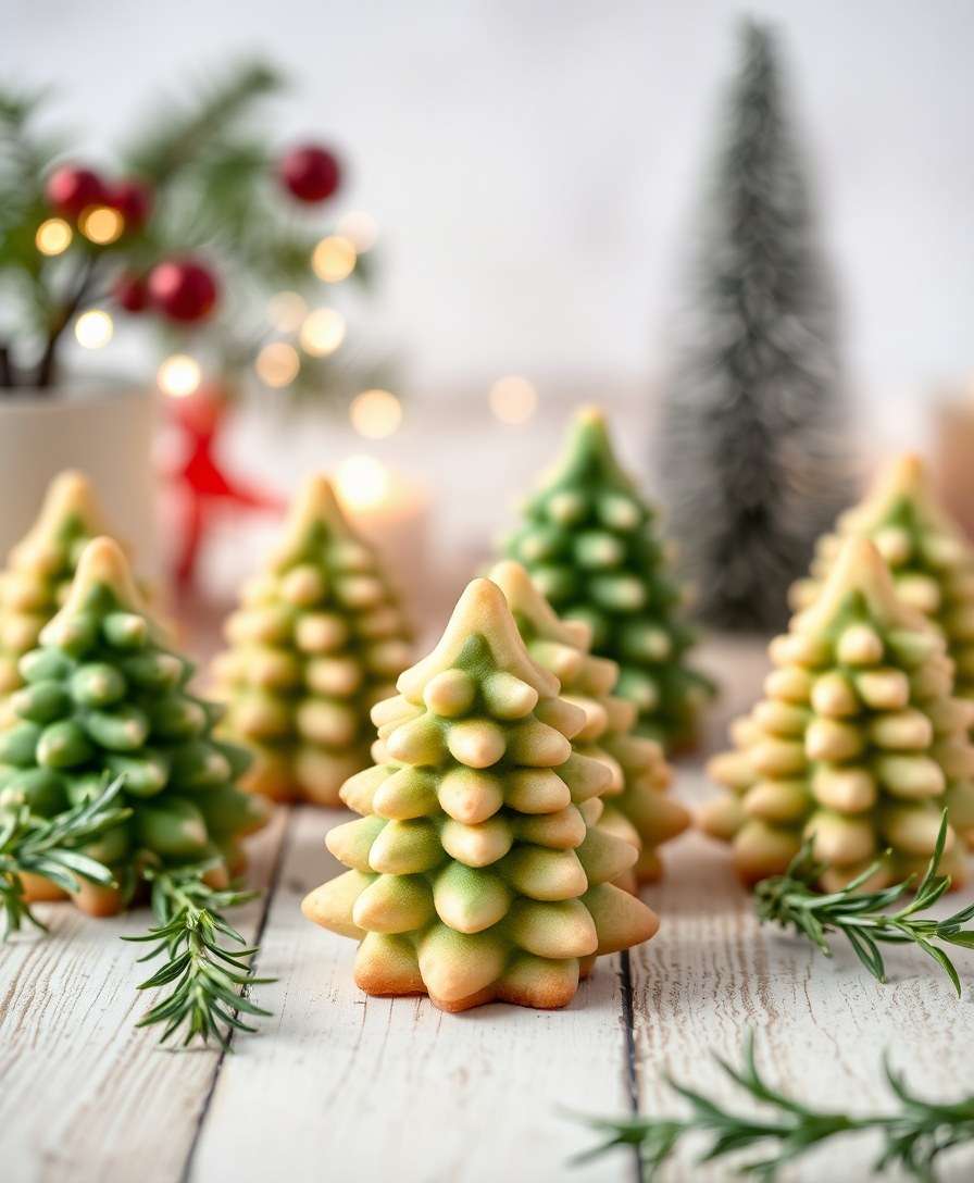 Charming Christmas Tree Cookies