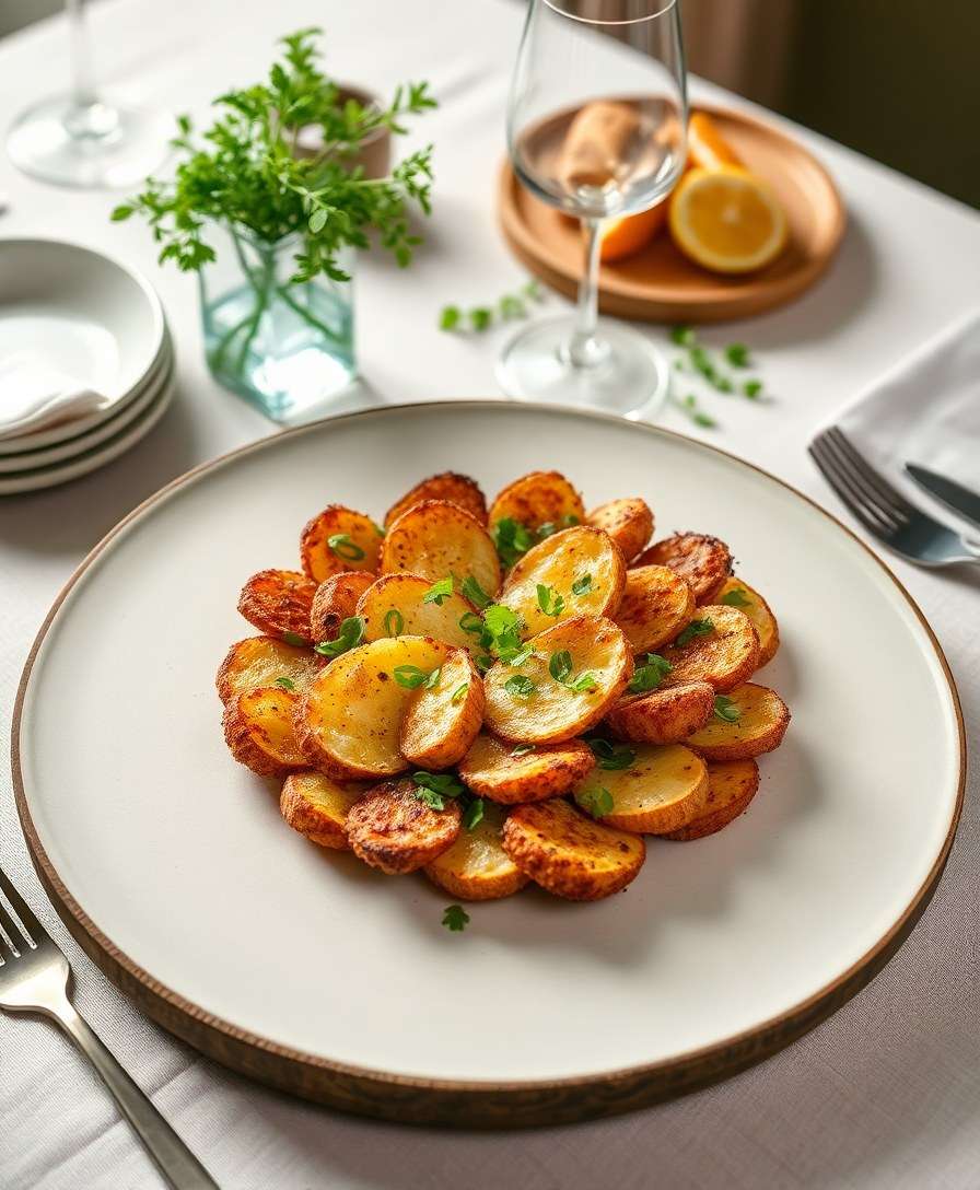 Gourmet Parmesan-Crusted Potato Pavé