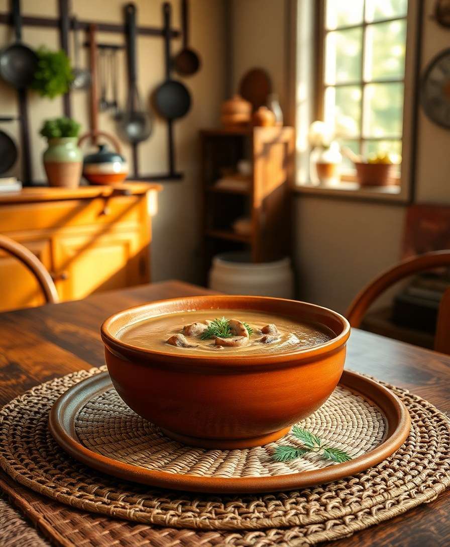 Creamy Wild Mushroom Soup