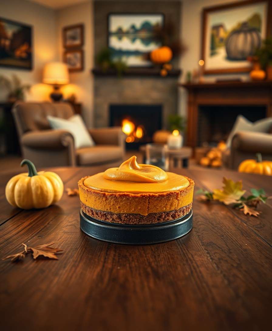 Gourmet Pumpkin Mousse Tart