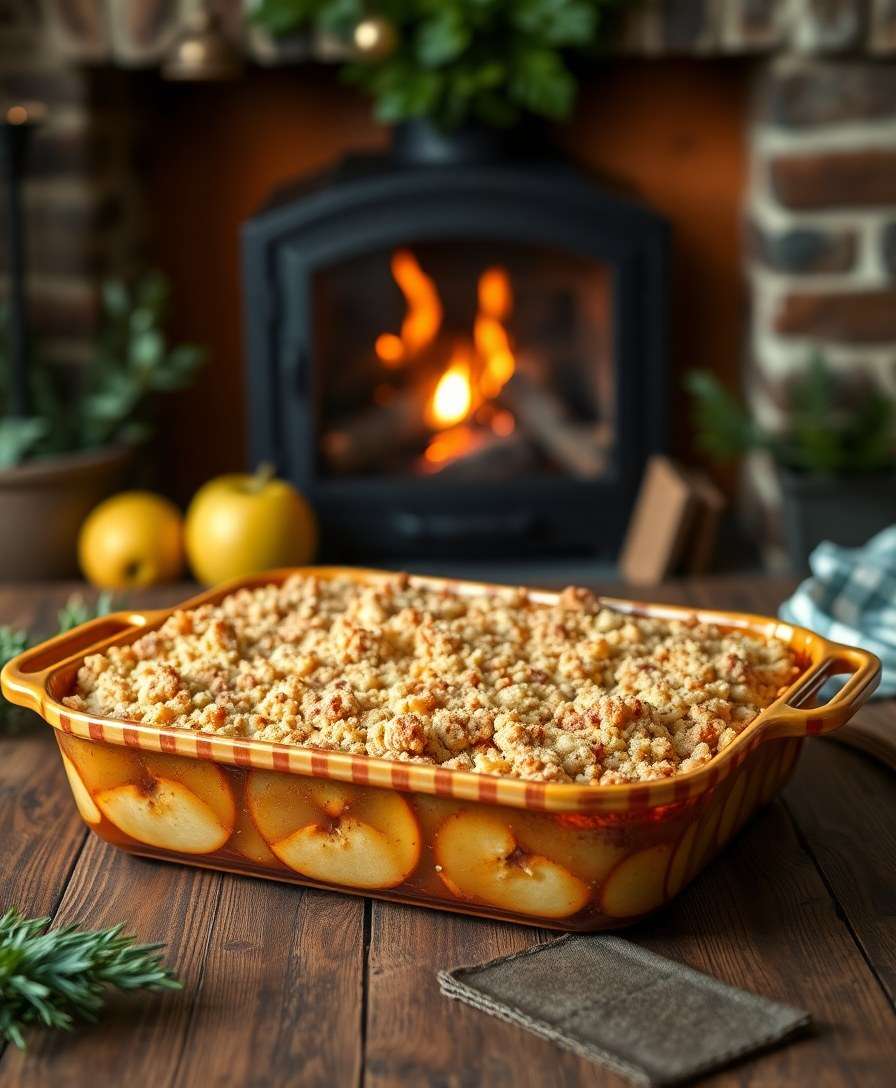 Warm & Cozy Apple Crumble