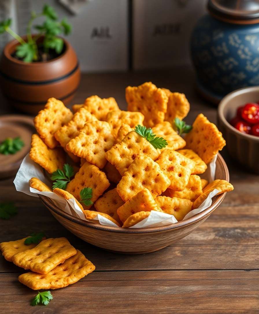 Spicy Firecracker Crackers