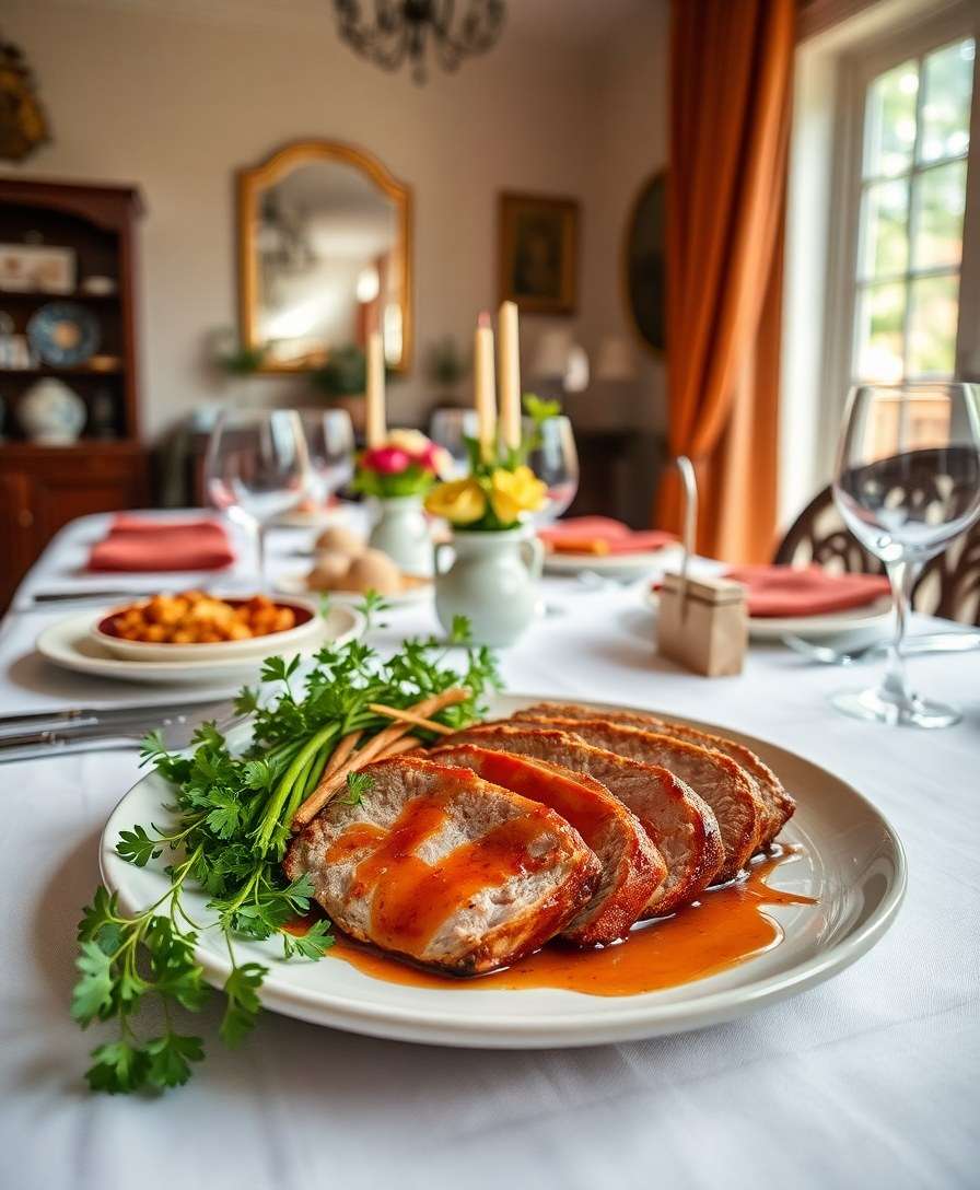 Honey Garlic Glazed Pork Tenderloin