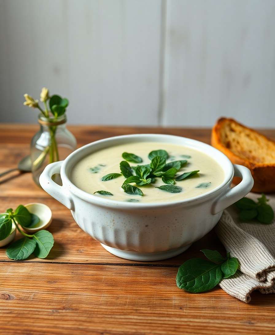 Creamy Spinach Delight Soup