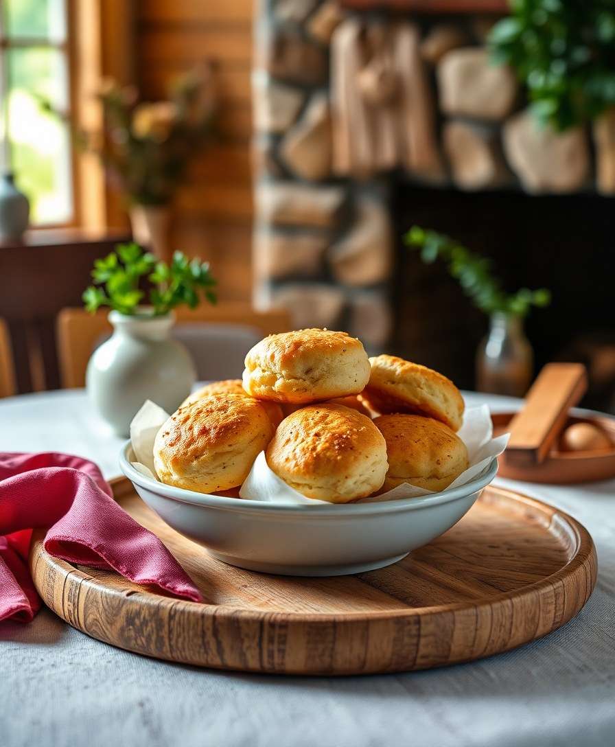 Gourmet Garlic Bread Biscuits