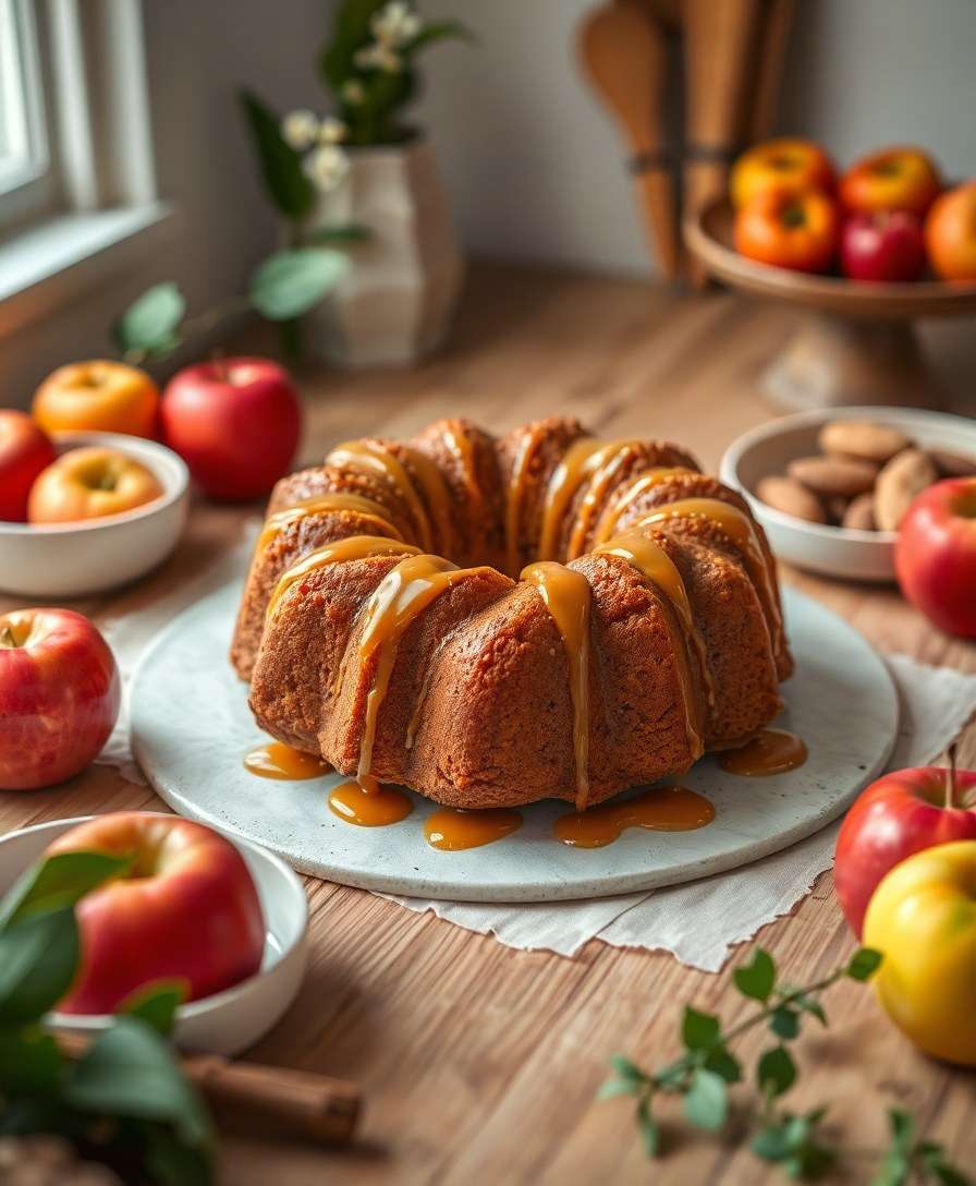 Decadent Caramel Apple Monkey Bread