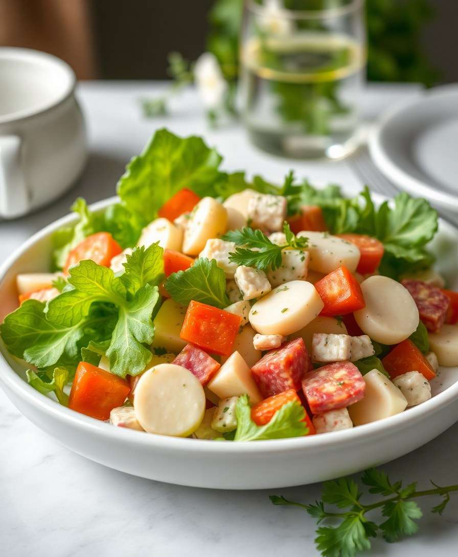 Creamy Caesar Salad with Homemade Dressing