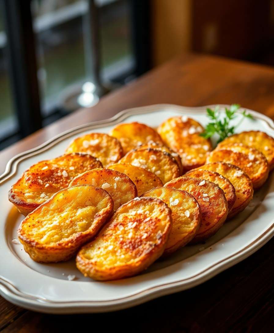 Gourmet Parmesan-Crusted Potato Pavé