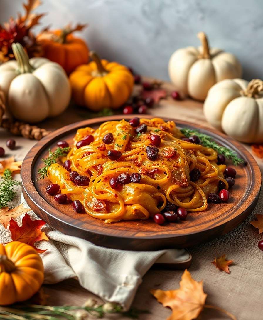 Golden Autumn Tahchin with Caramelized Onions & Cranberries