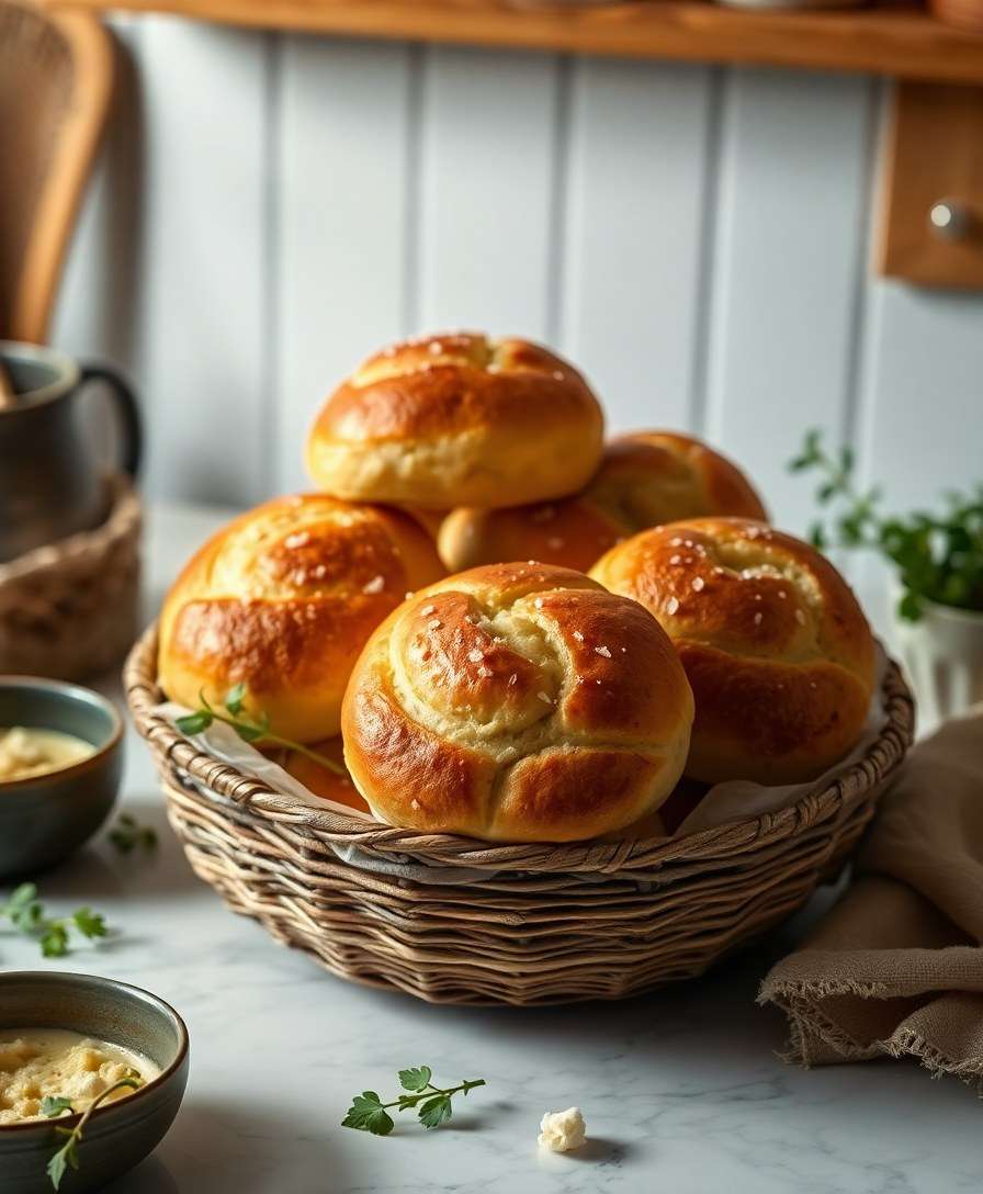 Gourmet Salted Butterflake Rolls