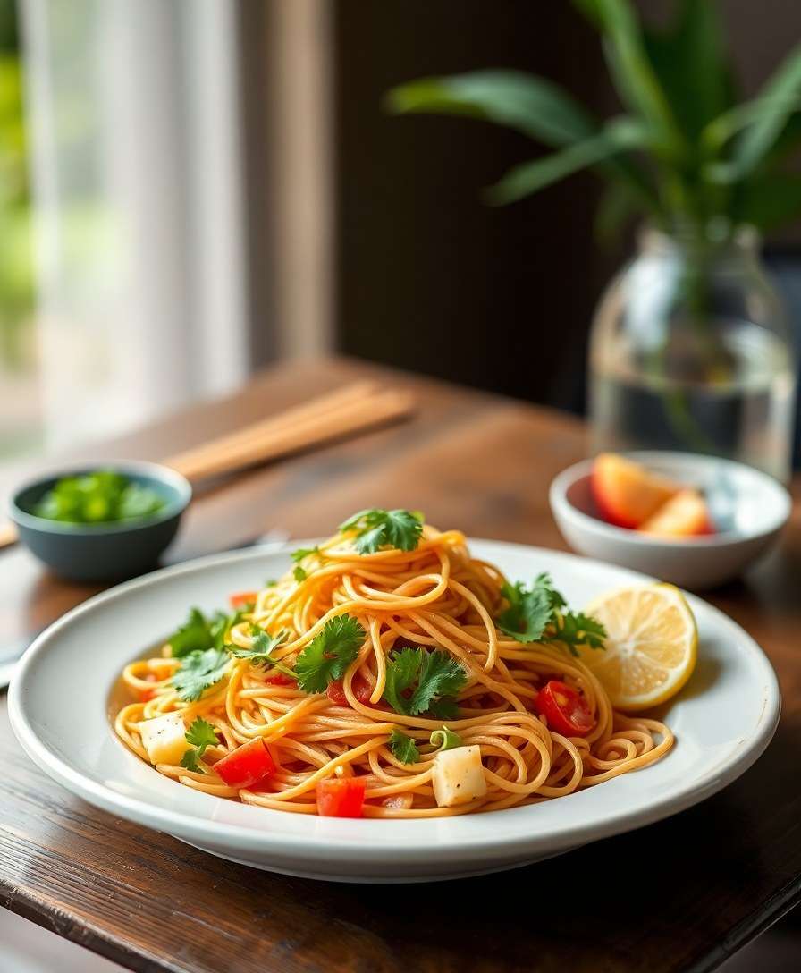 Speedy Summer Cold Noodle Salad