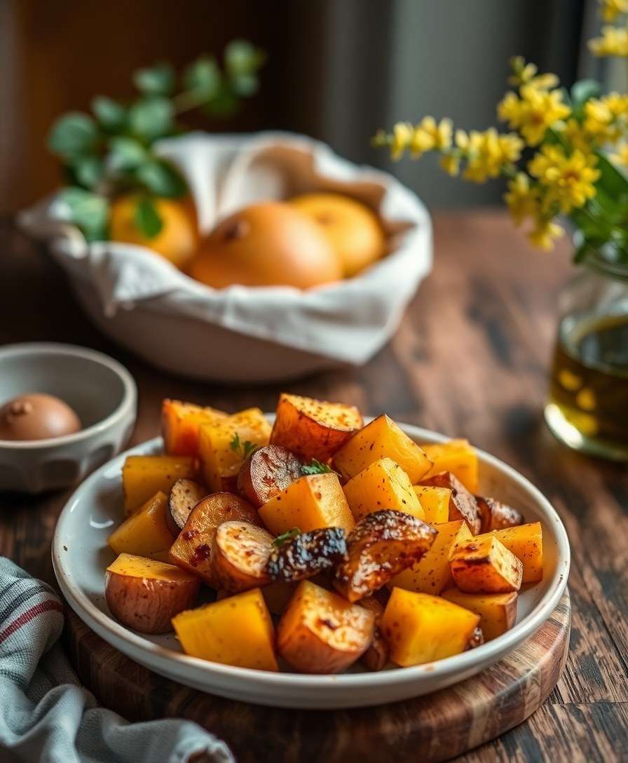 Roasted Squash and Potatoes: Autumn Delight